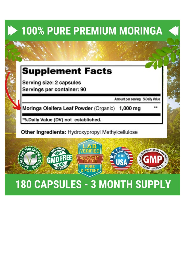 فريش هيلث كير المورينغا أوليفيرا النقي -180 كبسولة - Image 2