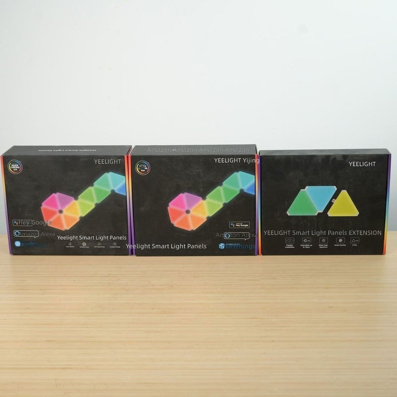 Yeelight Smart Quantum Light Panels Music-Reactive Multi-Color Gaming Study Triangle Light, Works with Mi Home - Image 2