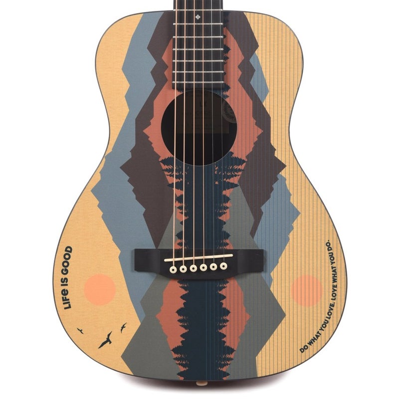 Martin LX1 LIFEISGOOD Little Martin Acoustic Electric Guitar - "Life is Good" - Image 1