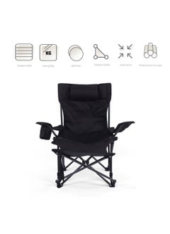Generic Portable Outdoor Camping Chairs Beach Armchair Sit and Lie Dual purpose Beach Folding Chair Fishing Chair  - Image 3