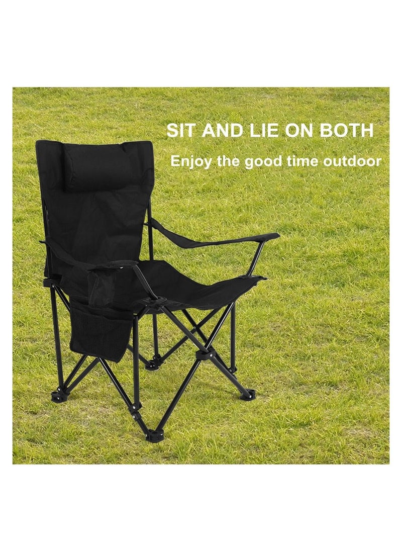Generic Portable Outdoor Camping Chairs Beach Armchair Sit and Lie Dual purpose Beach Folding Chair Fishing Chair  - Image 2