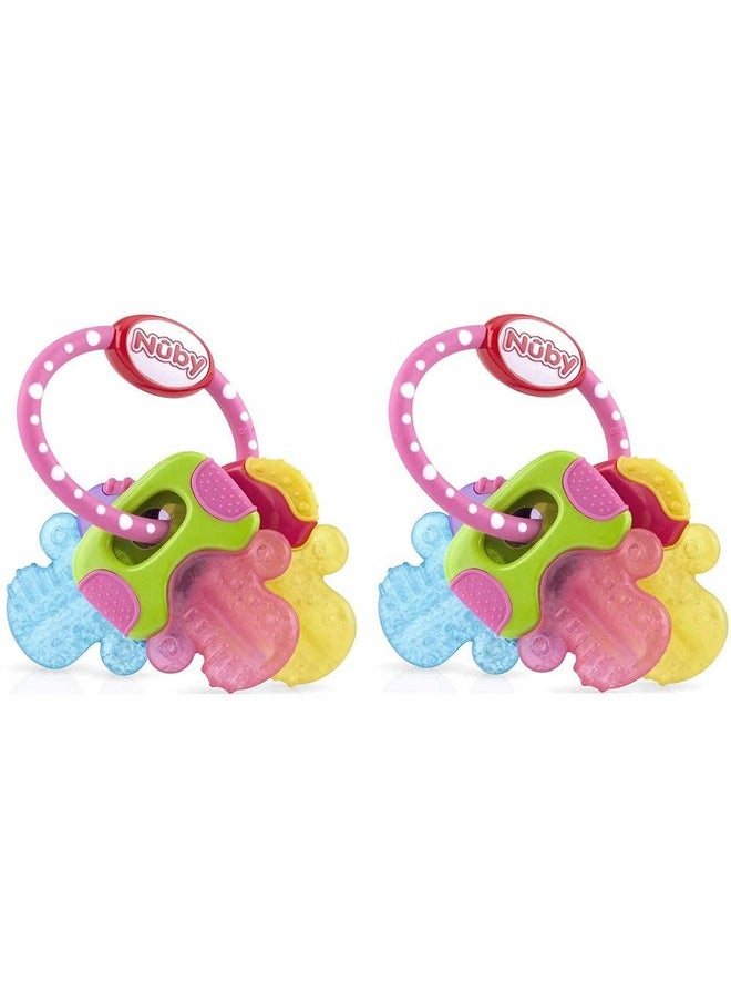 Nuby Nuby Ice Gel Teether Keys (2 Count Blue)  - Image 2