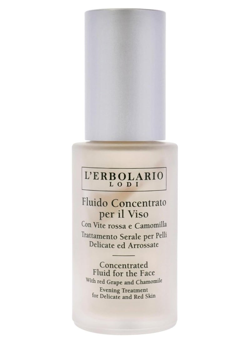 L'Erbolario L'Erbolario - Concentrated Fluid for the Face - Evening Treatment for Delicate and Red Skin - Infused with Red Grape and Chamomile - Fast-Acting - Helps Prevent Reddening, 1.0 oz  - Image 2