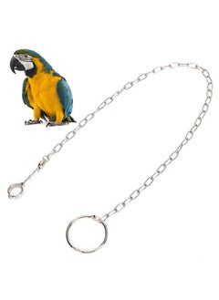Zerodis Bird Foot Chain, Pet Bird Leash Parrot Foot Chain Stainless Steel Anti bite Flying Training Anklet Ring Parrot Ankle Foot Ring Accessories  - Image 1