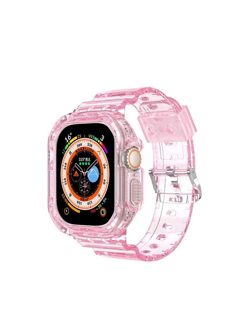 GULFLINK Watch Band for Apple Watch 8 Ultra 49mm Pink - Image 2