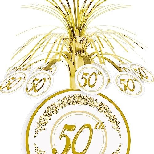 Beistle 50th Anniversary Centerpiece Party Accessory (1 count) (1/Pkg) - Image 3