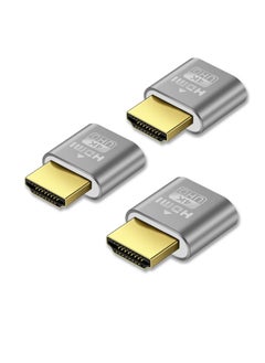 3 Pack 4K HDMI Dummy Plug Virtual Monitor Display Emulator 4K Display Emulator Supports up to 3840x2160@60Hz 1080@120Hz Headless Display Adapter Compatible with Windows Mac OSX Linux