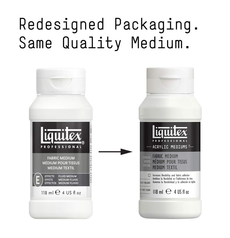 Liquitex Professional Effects Medium, 118ml (4-oz), Fabric Medium - Image 2
