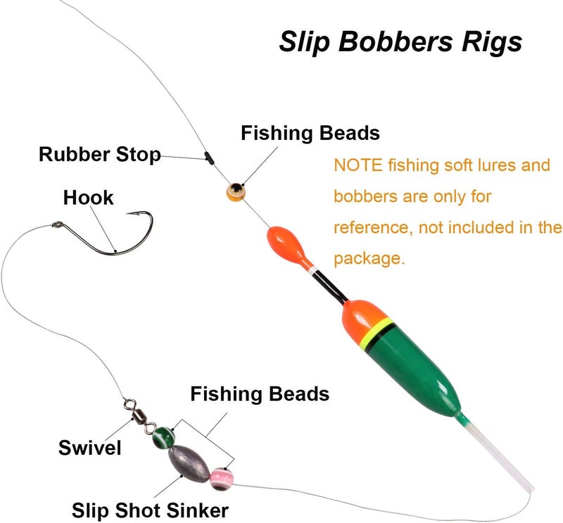 THKFISH Fishing Weights Sinkers Fishing Beads Bullet Sinkers Carolina Rig Texas Rig Kit Fishing Accessories Kit 64pcs/219pcs - Image 5