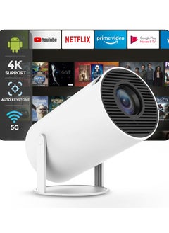 Generic 4K Smart Portable Projector with Built-in Speakers – Screen Mirroring & Advanced Connectivity for Home Cinema  - Image 1