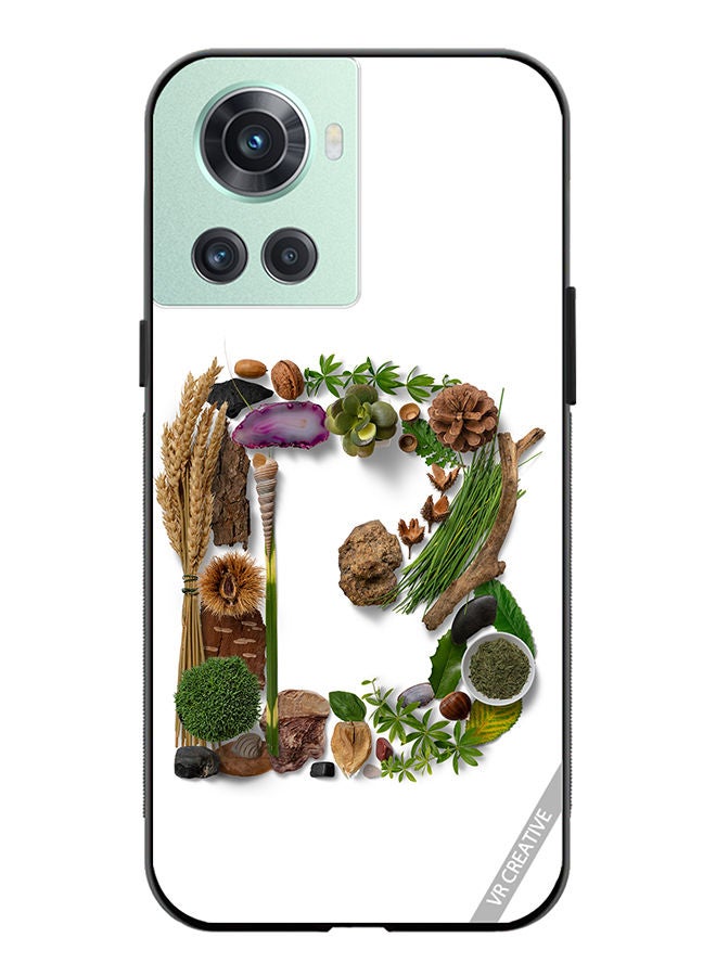 VR CREATIVE Protective Case Cover For OnePlus 10R Alphabet B Design Multicolour - Image 1