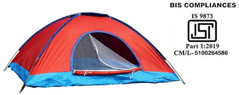 Homecute Outdoor 2 Person Camping Tent Red - Image 2