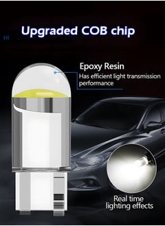 GROIC LED Bulbs 6000K White, 6000K 68 2825 W5W T10 Wedge COB LED Replacement Bulbs, Super Brightness, for License Plate Lights, Car Position Lamps, Map Light (white, 30pcs)  - Image 4