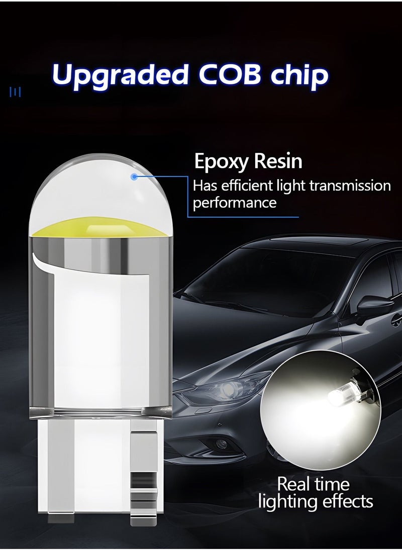 GROIC LED Bulbs 6000K White, 6000K 68 2825 W5W T10 Wedge COB LED Replacement Bulbs, Super Brightness, for License Plate Lights, Car Position Lamps, Map Light (white, 30pcs)  - Image 4