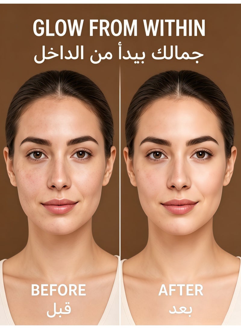 نوجن 3 عبوات من قهوة بلوم كولاجين - 100% عضوي مع الجلوتاثيون، قهوة لتخفيف الوزن وإزالة السموم من البشرة مع الكولاجين الممتاز - Image 2