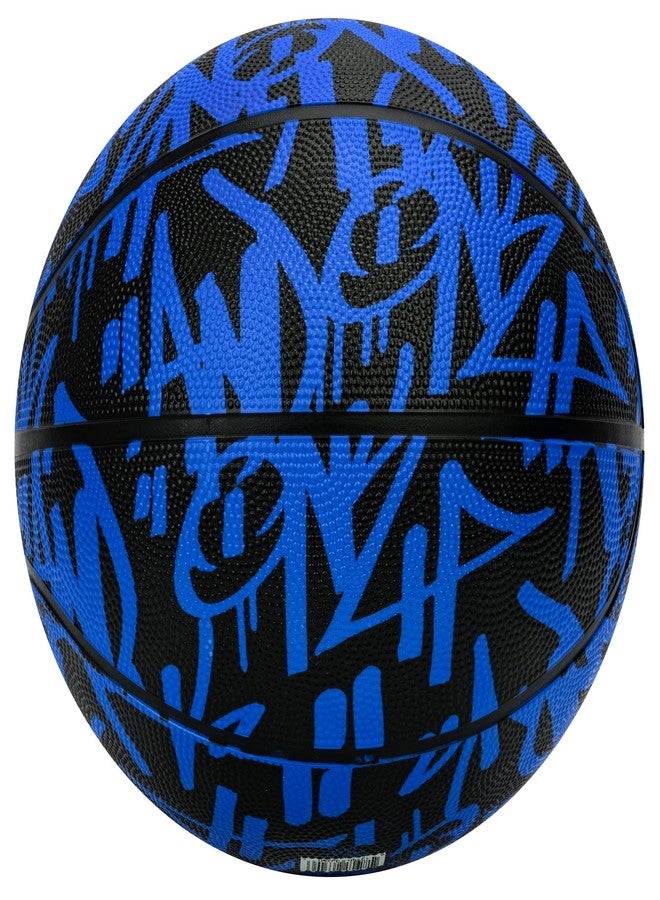 AND1 Street Ink Rubber Basketball: Official Regulation Size 7 (29.5 inches) Rubber Basketball - Deep Channel Construction Streetball, Made for Indoor Outdoor - Image 1