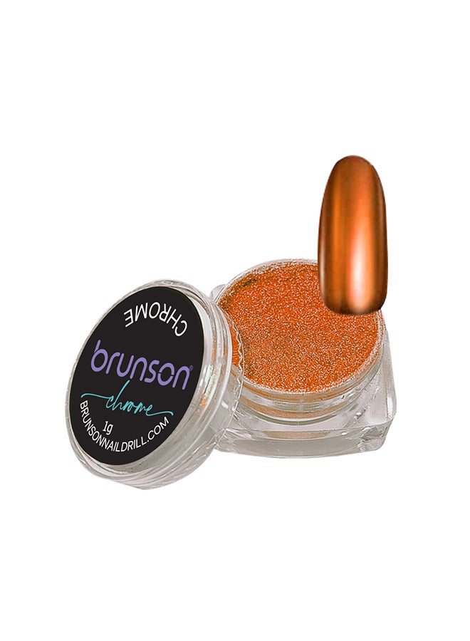 brunson Chrome Mirror Metallic Holographic Effect Art Decoration Manicure Pigment Nail Powder T-19