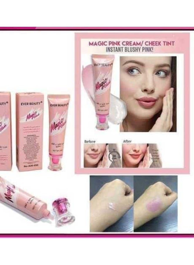 Ever Beauty Magic Blush 2 in 1 Lip & Cheek Tint, 24h Long Lasting - Image 3