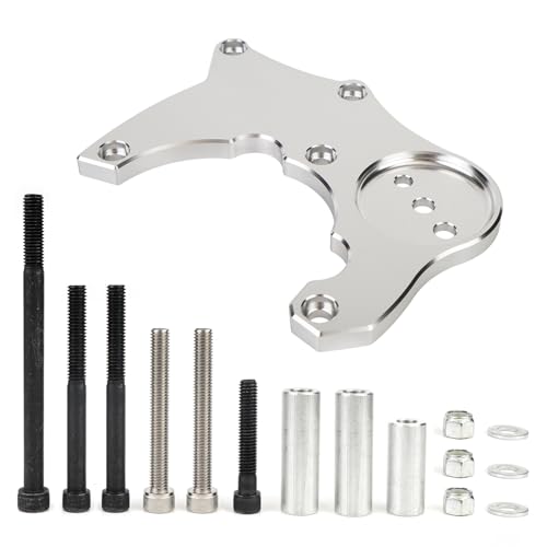 Edicapo LS R4 AC Compressor Bracket Compatible with Chevy Chevrolet GMC LS LQ LS2 LS3 LS6 Vortec Truck Spacing 1999-2013 - Image 1