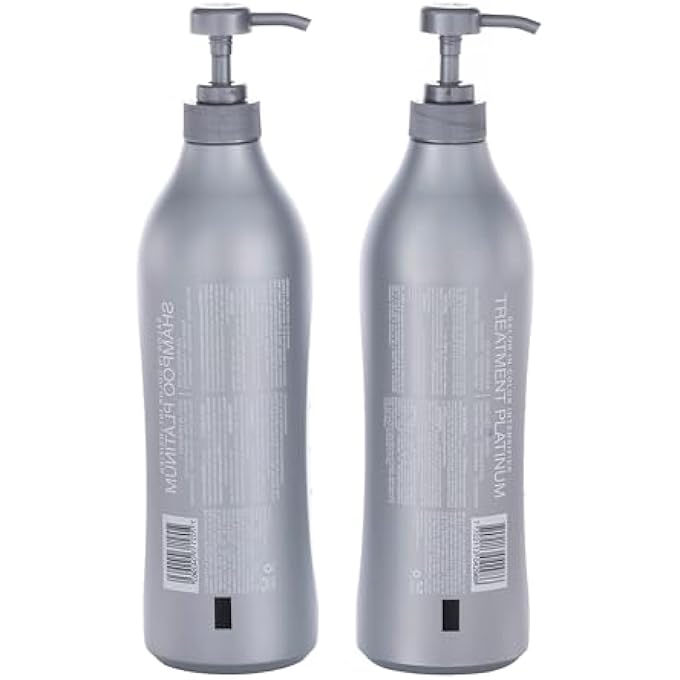SALON IN SALONIN +PRO COLOR INTENSIFIER HAIR PLATINUM KIT SHAMPOO AND TREATMENT - KIT TRATAMIENTO Y SHAMPOO INTENSIFICADOR DE COLOR PLATINO PARA CABELLO - Image 2