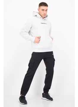 Champion Men Sportswear Fit Long Sleeves Running Sweatshirt, Light Grey  - Image 4