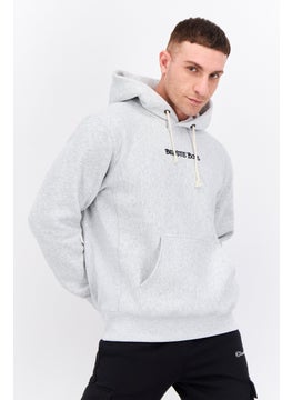 Champion Men Sportswear Fit Long Sleeves Running Sweatshirt, Light Grey  - Image 1