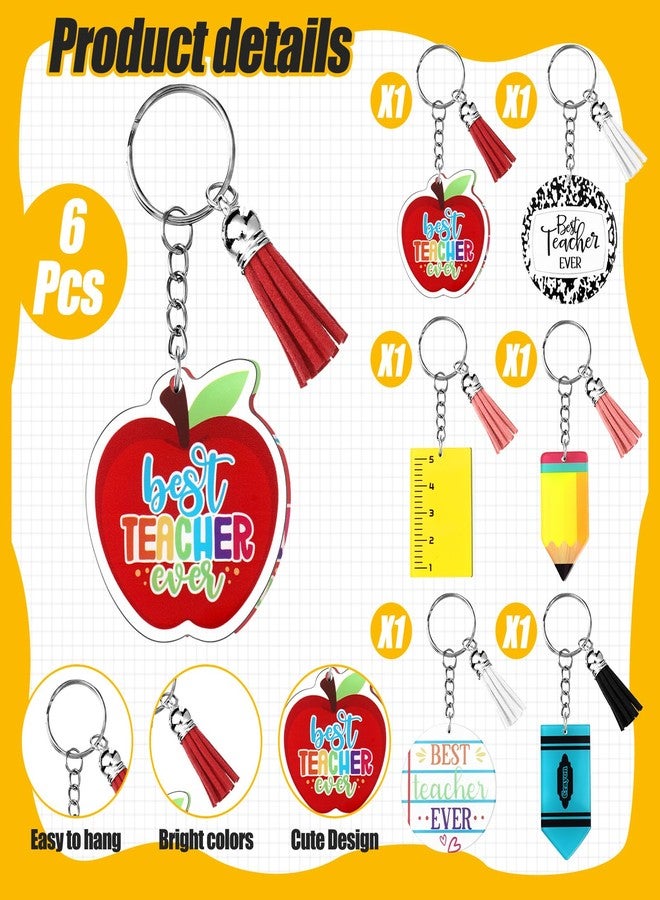 Tinlade 24 Pcs Teacher Appreciation Gifts Bulk Teacher Graduation Gifts Thank You Gift Ballpoint Pens Keychain Composition Book Makeup Bag Bookmark for Teacher's Day Gift Ideas School Supplies Office - Image 3