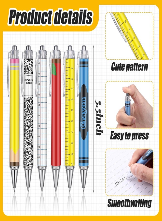 Tinlade 24 Pcs Teacher Appreciation Gifts Bulk Teacher Graduation Gifts Thank You Gift Ballpoint Pens Keychain Composition Book Makeup Bag Bookmark for Teacher's Day Gift Ideas School Supplies Office - Image 5