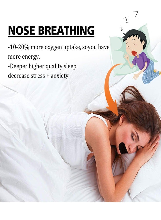 EELHOE 30 Pcs Stop Snoring Breathe Easier Patch, Super Anti Snoring Solution for Men and Women, Clear the Way to Breathe Better Air, Reduce Snoring, Relieve Nasal Congestion Caused By Colds and Allergies - Image 2