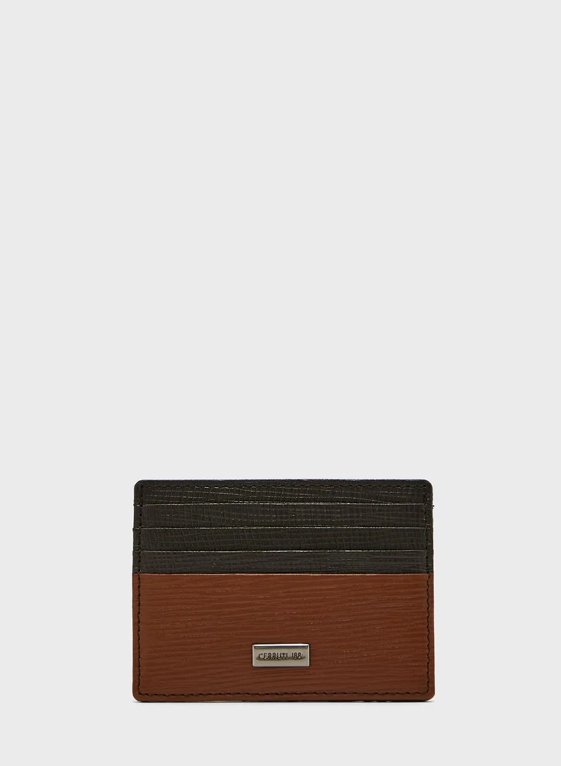 CERRUTI 1881 Color Block Card Holders