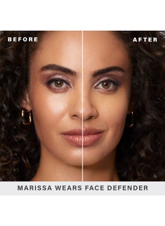 Mally Beauty Mally Beauty Poreless Face Defender Blurring Primer & Blotting Setting Powder - Long-Lasting Matte Finish - Tap & Pat Product on Skin - Control Shine - Blurs Pores & Extends Makeup Wear - Full-Size  - Image 2