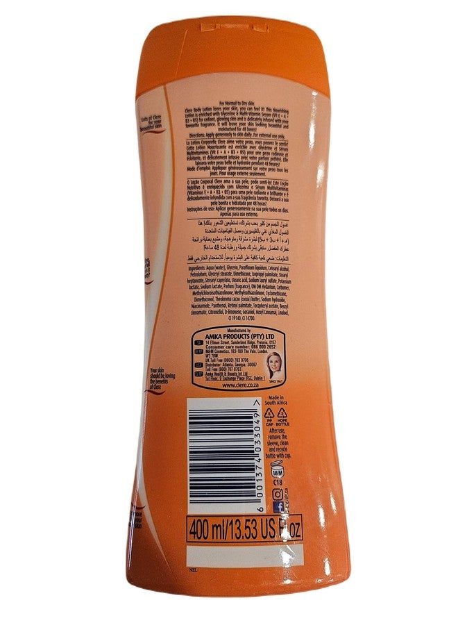 CLERE Hand and Body Lotion, Nourishing Cocoa Butter 400 ml (Pack of 2 - Image 4
