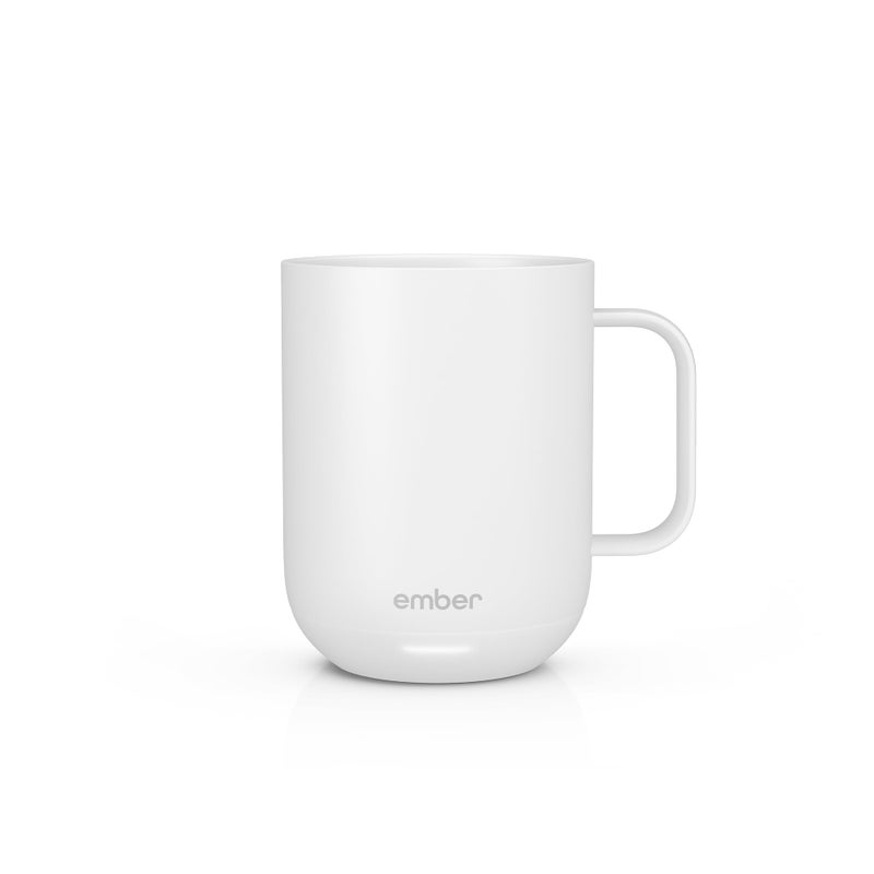 Ember New Ember TemperatureControl Smart Mug 2 295 ml White 15hr Battery Life  AppControlled Heated Coffee Mug  Improved Design