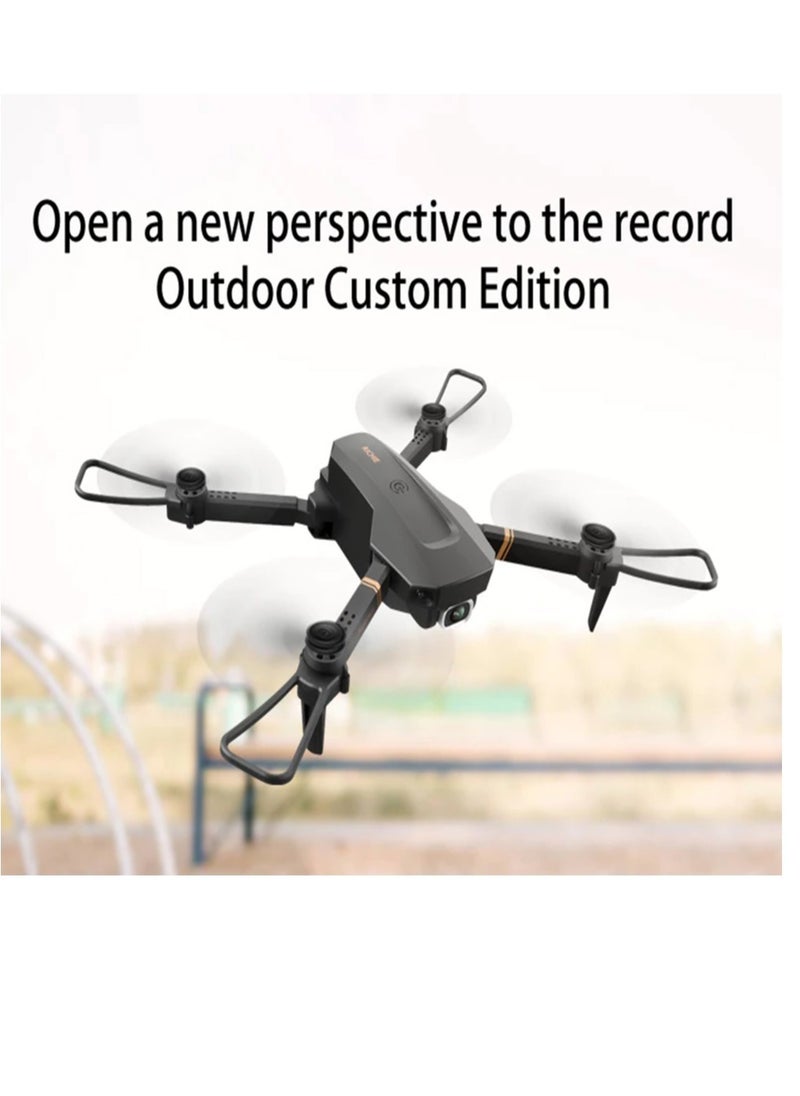 Generic - V4 RC Drone, 4K HD Wide Angle Camera Aerial Drone, Lightweight And Sturdy Foldable Drone, Dual Camera Quadcopter And Six Axis Gyroscope And Gestures For Video Photograpgy, (1pc) - Image 1
