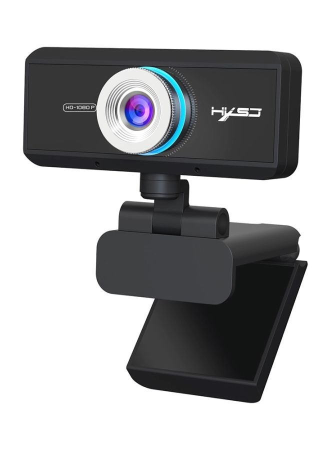 NIBEMINENT 1080P Manual Focus Webcam Black  - Image 1