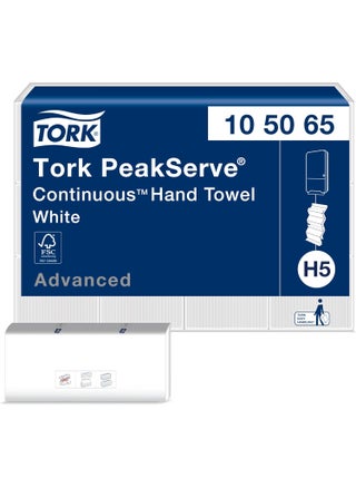 Tork PeakServe Continuous Hand Towel White H5 Advanced Compressed 12 x 410 sheets 105065 - pzsku/Z1CE909331FC2A77A9E1AZ/45/1747233928/2b885ca5-343b-4f50-ac9d-4804de3c4cbc