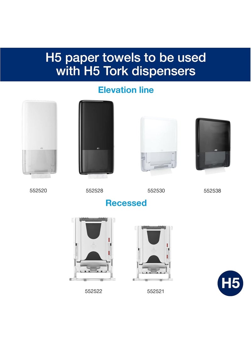 Tork PeakServe Continuous Hand Towel White H5 Advanced Compressed 12 x 410 sheets 105065
