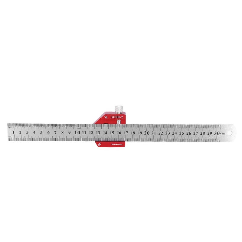 CX300 2 Scribing Ruler, Aluminum Alloy Woodworking Scriber Angle Ruler, High Accuracy Angle Measure Carpenter Marking Tool for Carpentry, ANKROYUchkq6xztu3 - Image 1