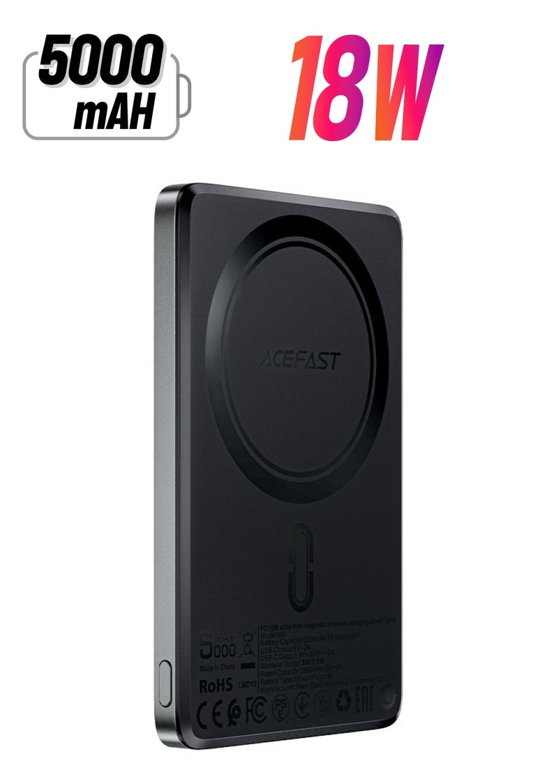 ACEFAST Magnetic Fast Wireless Charge Power Bank M8 PD18W 5000mAh - Image 1