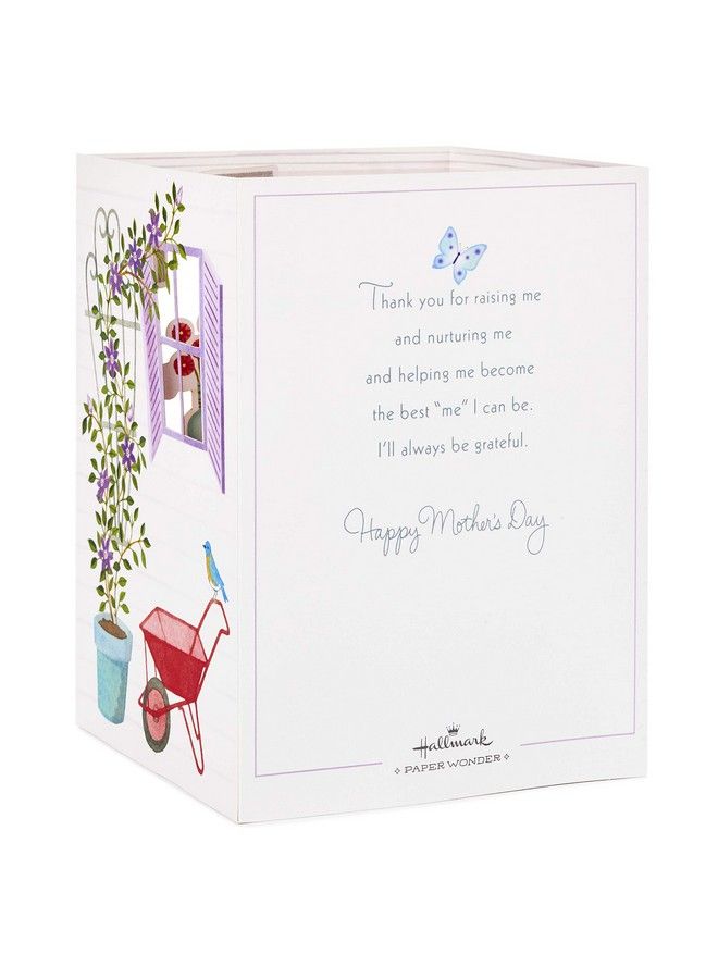 Hallmark Paper Wonder 3D Pop Up Mothers Day Card For Mom (Greenhouse) (899Mbc1107) - Image 3