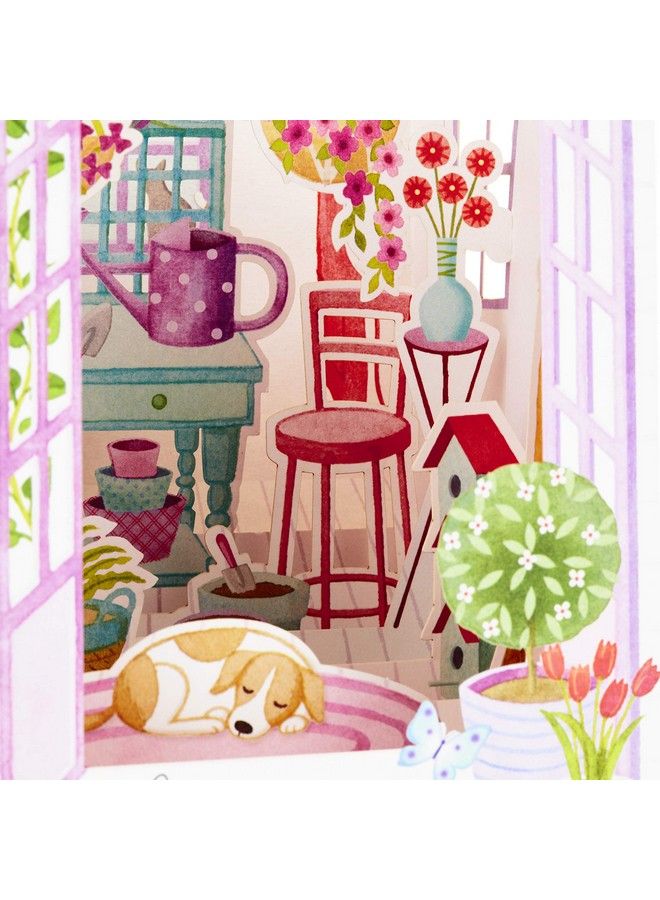 Hallmark Paper Wonder 3D Pop Up Mothers Day Card For Mom (Greenhouse) (899Mbc1107) - Image 5