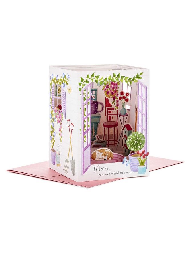 Hallmark Paper Wonder 3D Pop Up Mothers Day Card For Mom (Greenhouse) (899Mbc1107) - Image 1