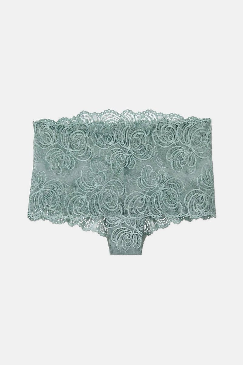 Tchibo Women Lace Pull On Panty, Pistachios  - Image 1