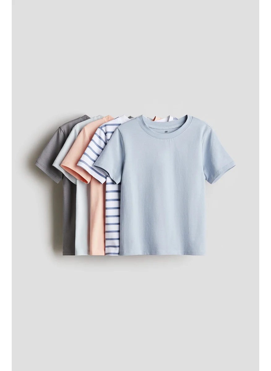 H&M 5-Pack Cotton Jersey Tops