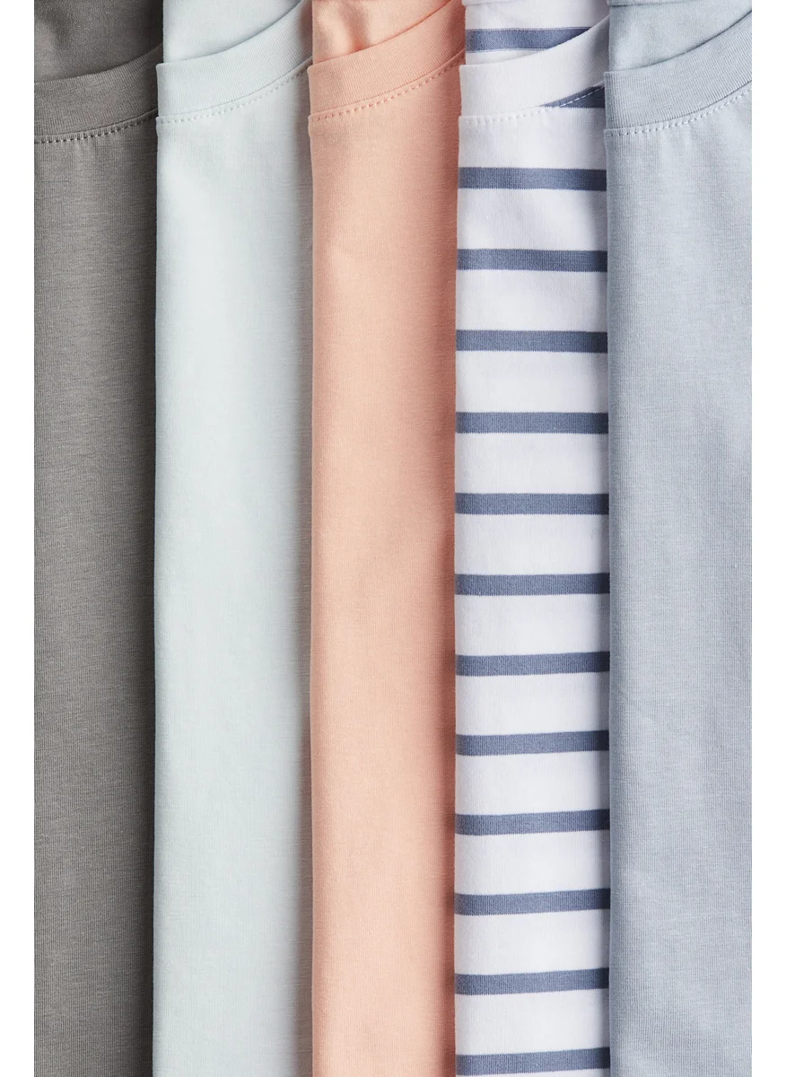 H&M 5-Pack Cotton Jersey Tops