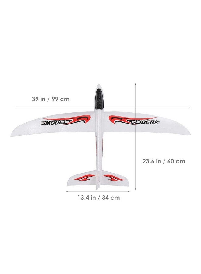 TOYANDONA طائرة تويانداونا 1PC من الفوم، طائرة انزلاقية كبيرة بطول 39 بوصة، طائرات انزلاقية خفيفة الوزن للطيران الخارجي، ألعاب طائرات للبنات والأولاد، هدايا أو تفضيلات للحفلات - Image 2