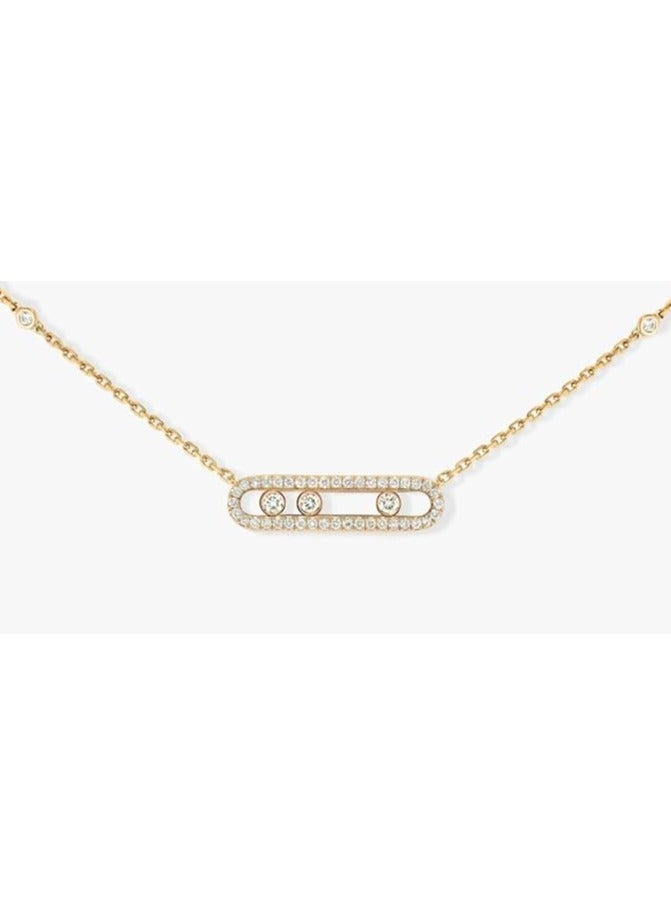 بونكا قلادة نسائية من الزركون الذهبي اللامع من بونكا - Image 2