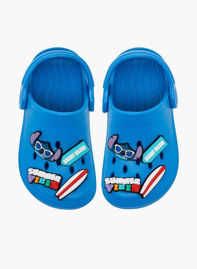 Disney Boys Backstrap Stitch Accent Clogs - Image 3