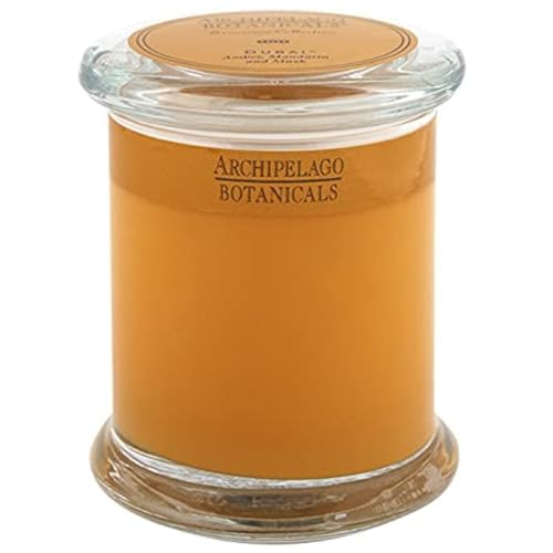 Archipelago Botanicals Dubai Glass Jar Candle, Amber, Mandarin and Musk Scent, Lead-Free Candle Wicks, Burns Approx. 60 Hours (8.6 oz) - Image 5