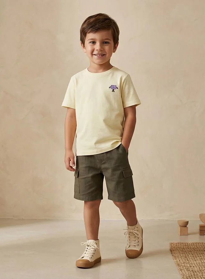 Babies & More Babies & More Toddler Boys Yellow Short Sleeve T-Shirt